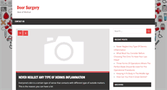 Desktop Screenshot of doorsurgery.com
