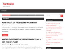 Tablet Screenshot of doorsurgery.com